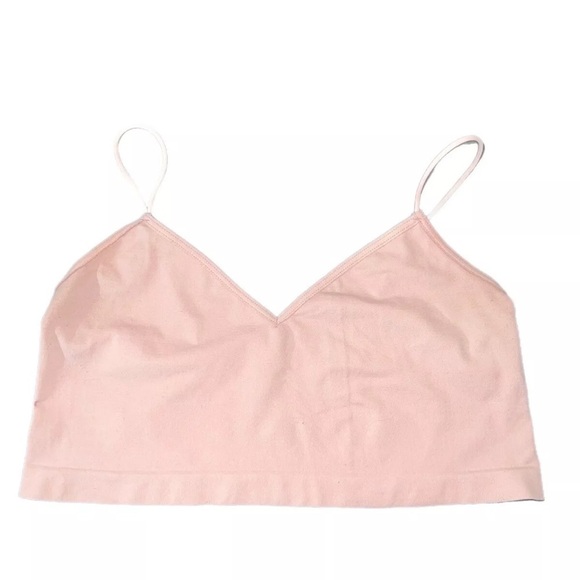 EUC Free People Intimately Blush Pink Brami BraLette Small - Picture 1 of 7